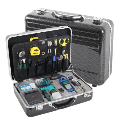 TFS-35N Universal Fiber Optic Tool Kit Used for FTTH Splicing Cleaning Termination