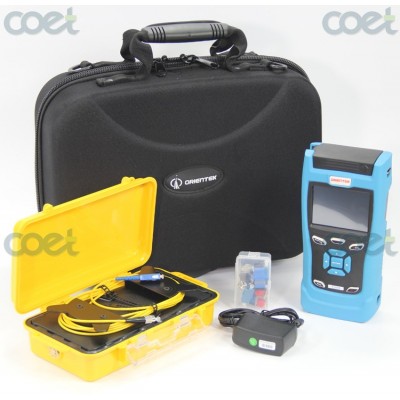 FTTH Orientek Fiber Optic Test Tool Kit With Mini OTDR& 500M Launch Cable Box