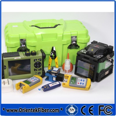 Splicer & OTDR Combo Orientek T37 Core Alignment Fusion Splicer Kit & TR600 MV10A Multimode OTDR, 850/1300nm, 21/19dB